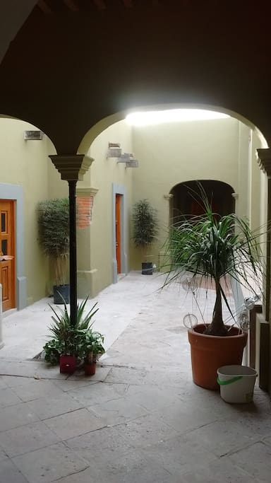 espacio de la entrada