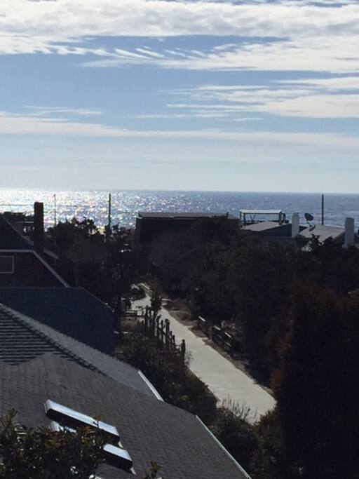 view from roof deck