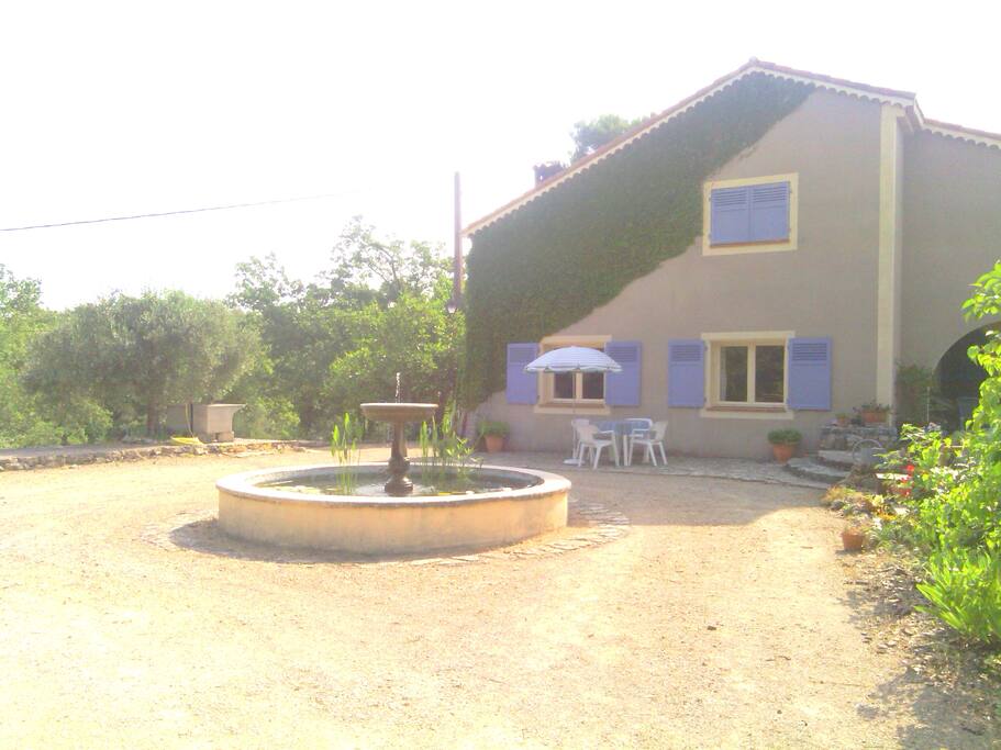 The front of the house