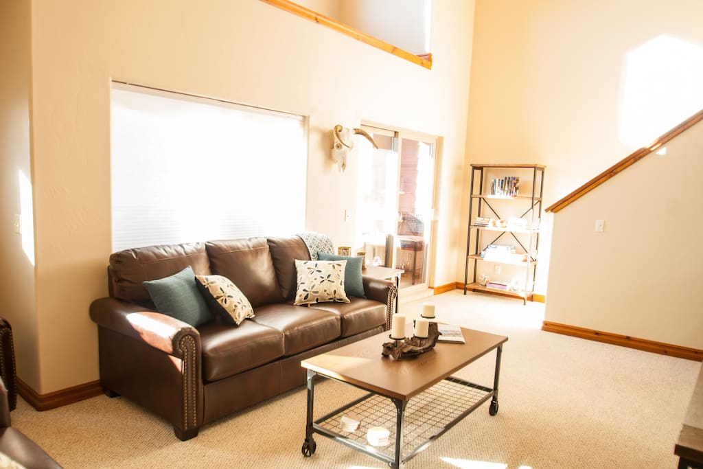 Living Room with Queen sleeper sofa