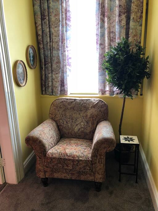 A relaxing nook in the Long Hall
