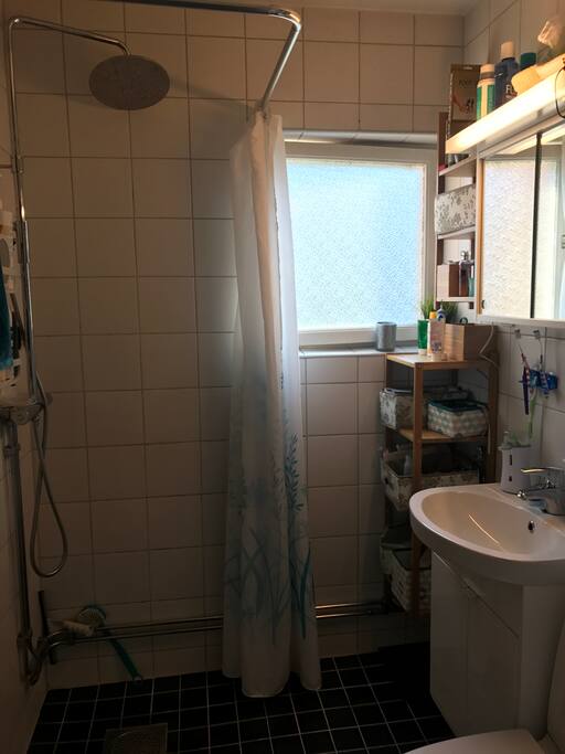 Bathroom 1 with shower and toilet