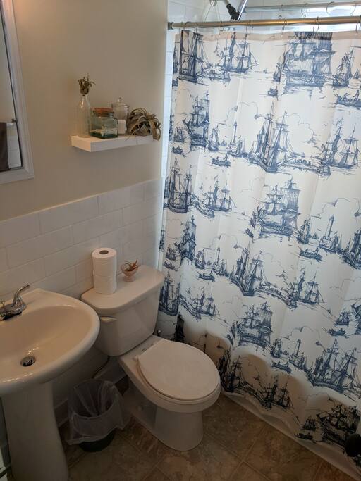 bathroom right across from your room!