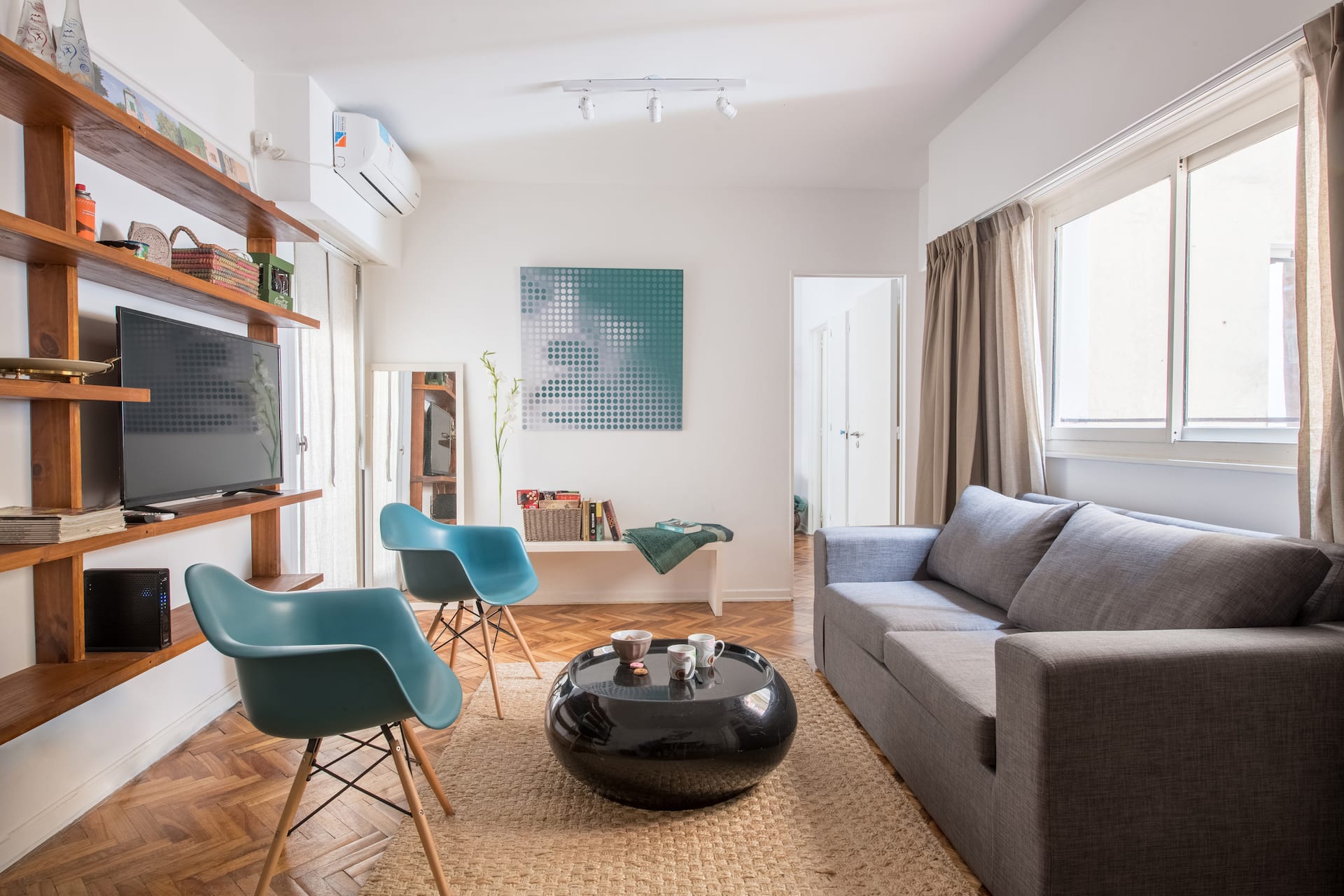 Warm 2 bedroom apartment with desk @PALERMO