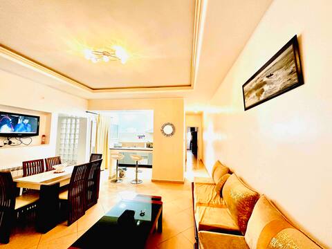 Villa level I 100 m from the beach, Superb 4 bedrooms