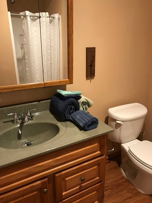 Newly remodeled bathroom