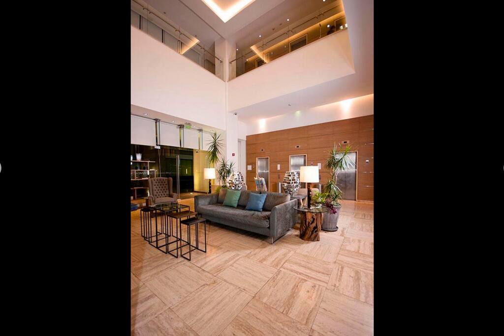 this is the lobby of the building