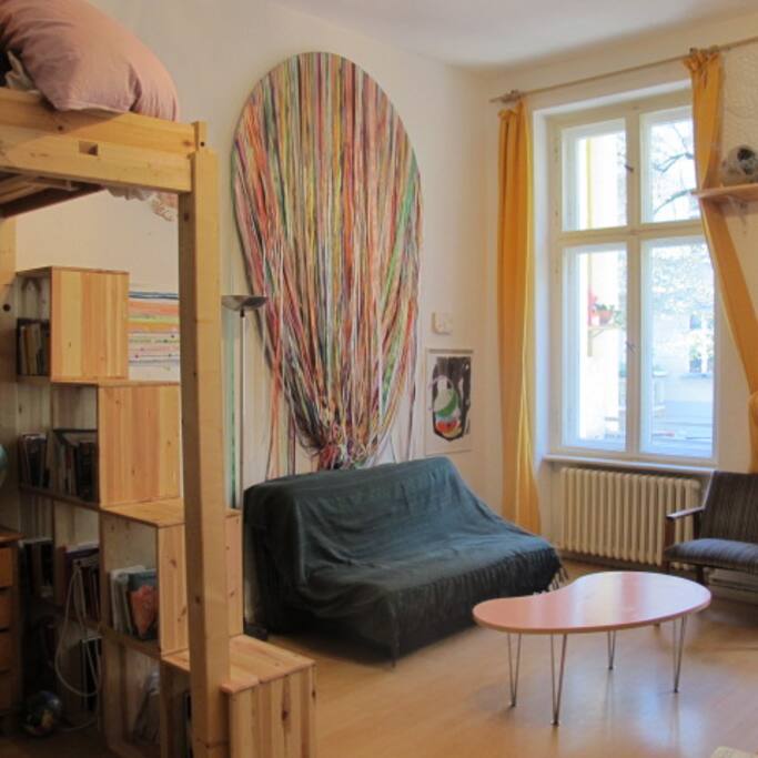 room with a balcony