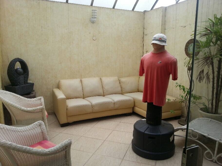 Jardim de inverno com um "Bob" de lutas