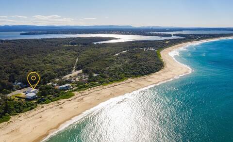 The Sea Shell-New House with Direct Beach Access