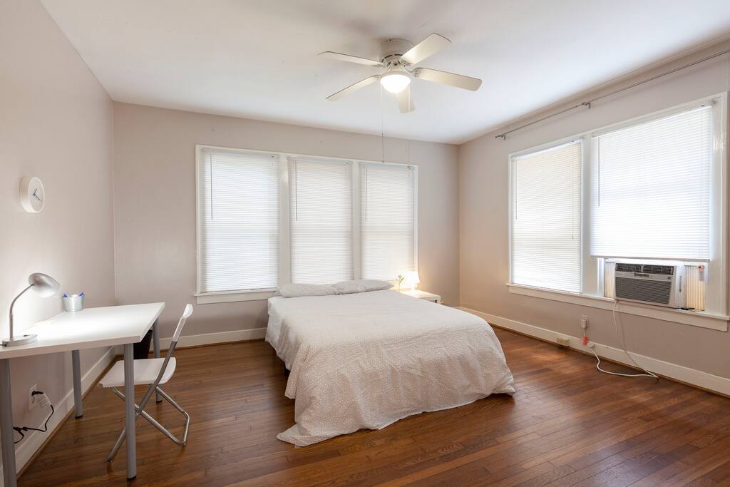 Natural light throughout the home. 3 bedrooms with same design and furnishing.