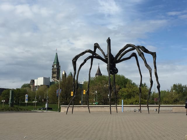 Private  Apartment * FREE PARKING * WALK & ENJOY