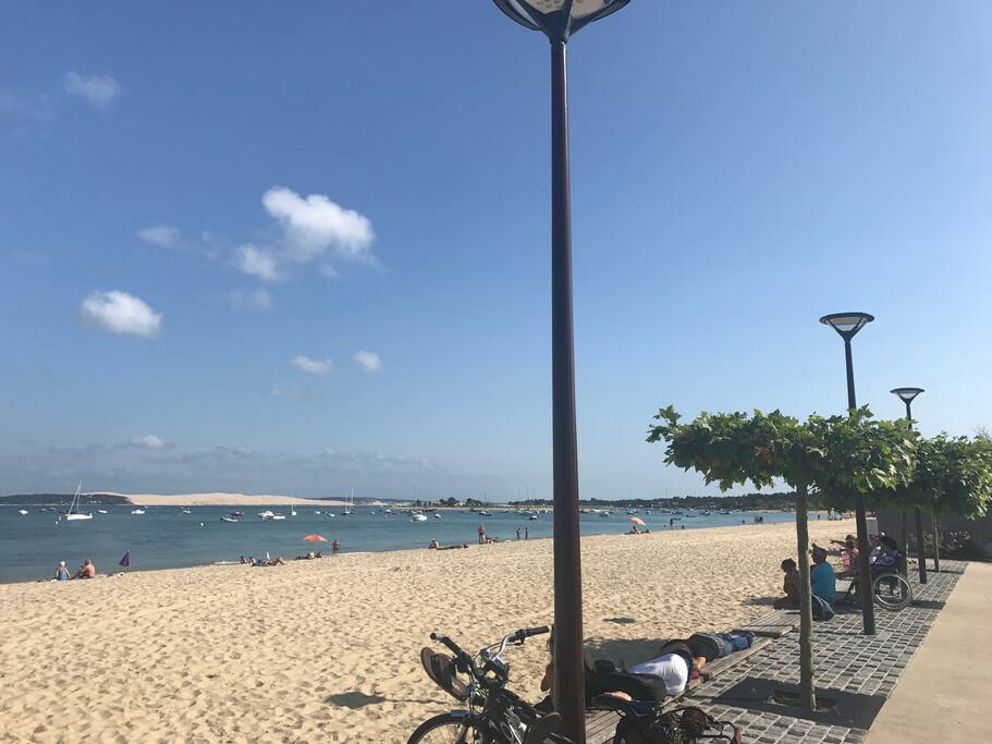 place du ferret à quelques mètres de l'appartement