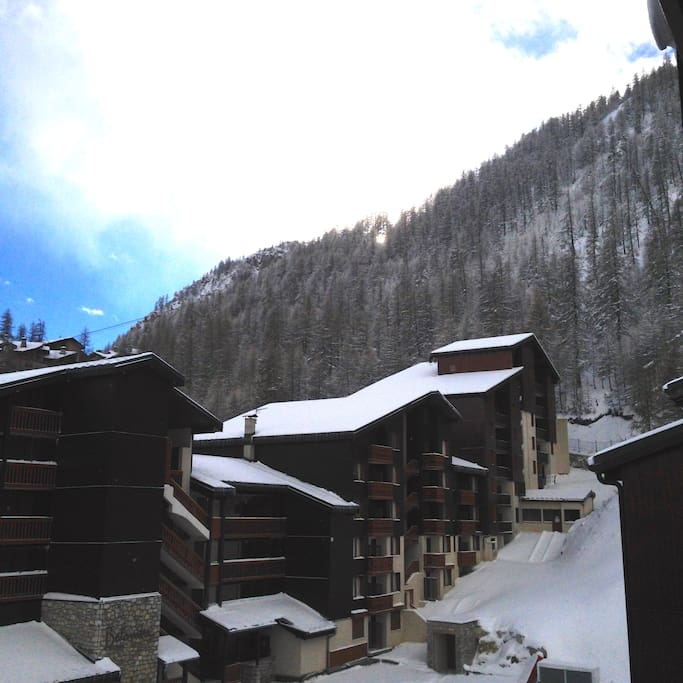 vue du balcon
