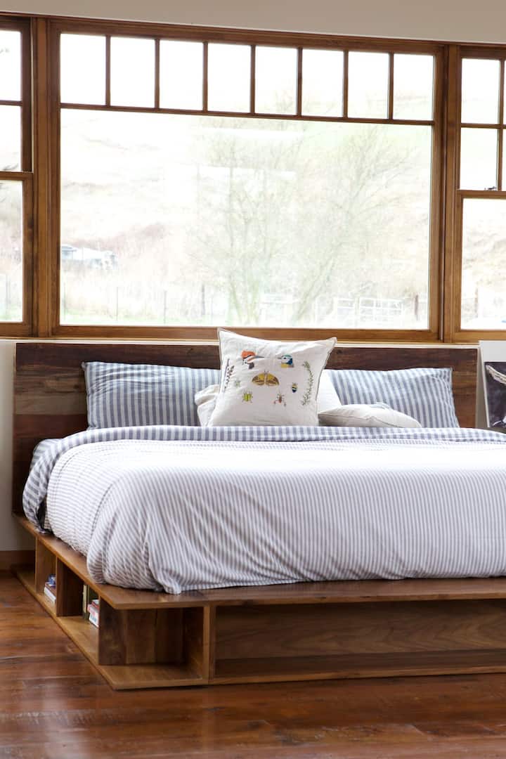 Master bedroom. King bed. 