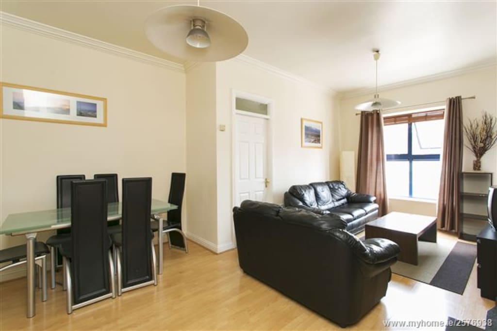 Spacious living and dining areas