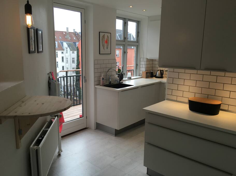 Kitchen and balcony