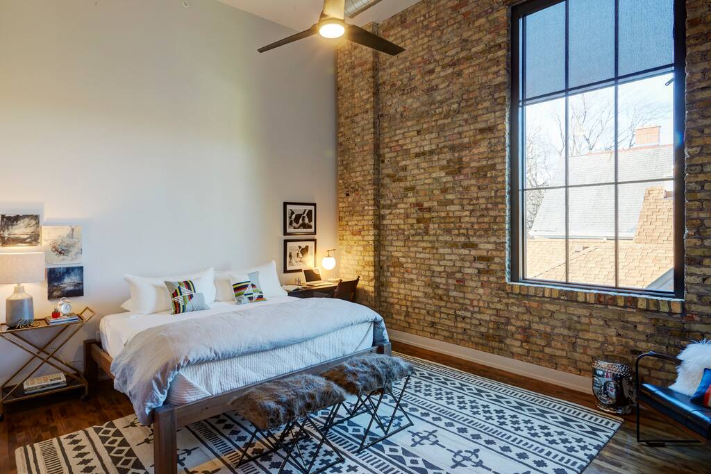 Suite 5: This 500 sq ft King was design w/ the needs of the traveling family in mind. Adjoining Suite 3, a double Queen room, Mom and Dad need not feel cooped up while the kids are snoozing next door as they can slip only a few steps away to the kitchen/family for a bite, cocktail or just cozy up by the fire. Suite 5 Also features Apple TV, high speed internet local artistry and a sitting area.