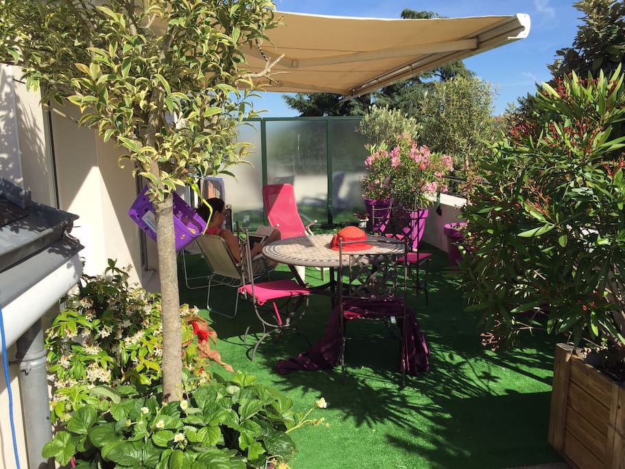 Terrasse pour se détendre