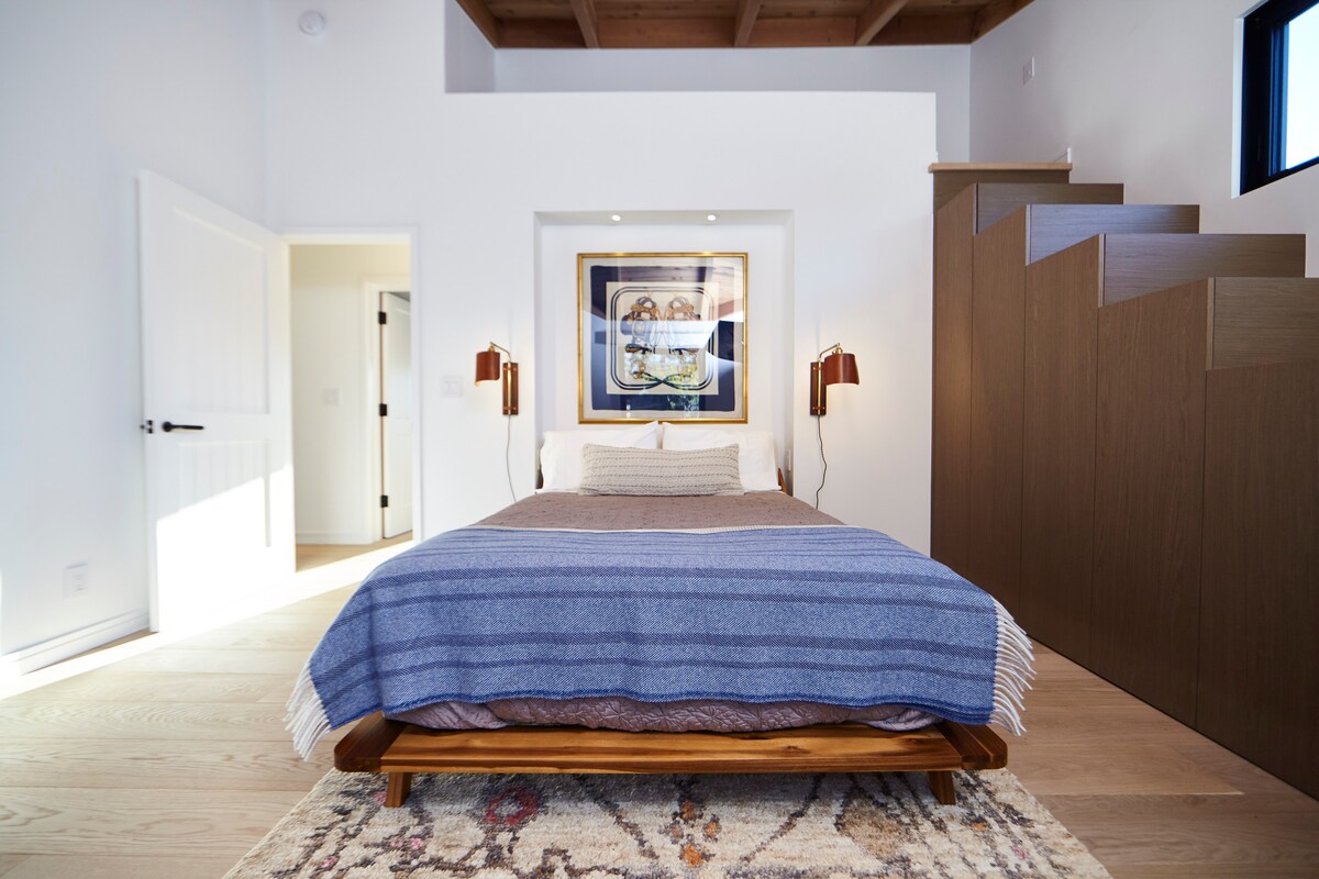 Troisième chambre avec lit double bio et loft