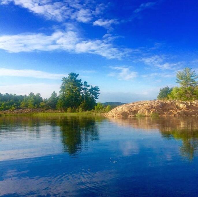 Blue Skies and Blue Water