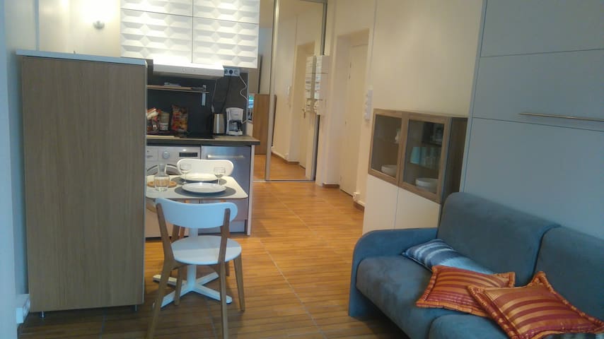 Comfortable bright studio in Perrache-Confluence