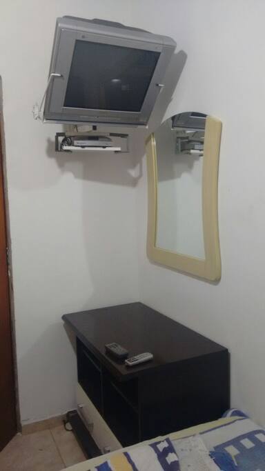 Televisão rec controles espelho