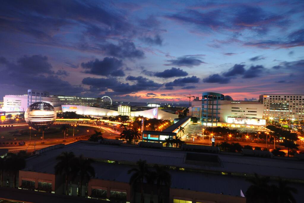 Night View from the Balcony