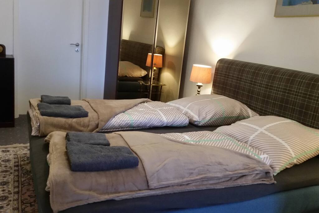 Schlafbereich der Suite