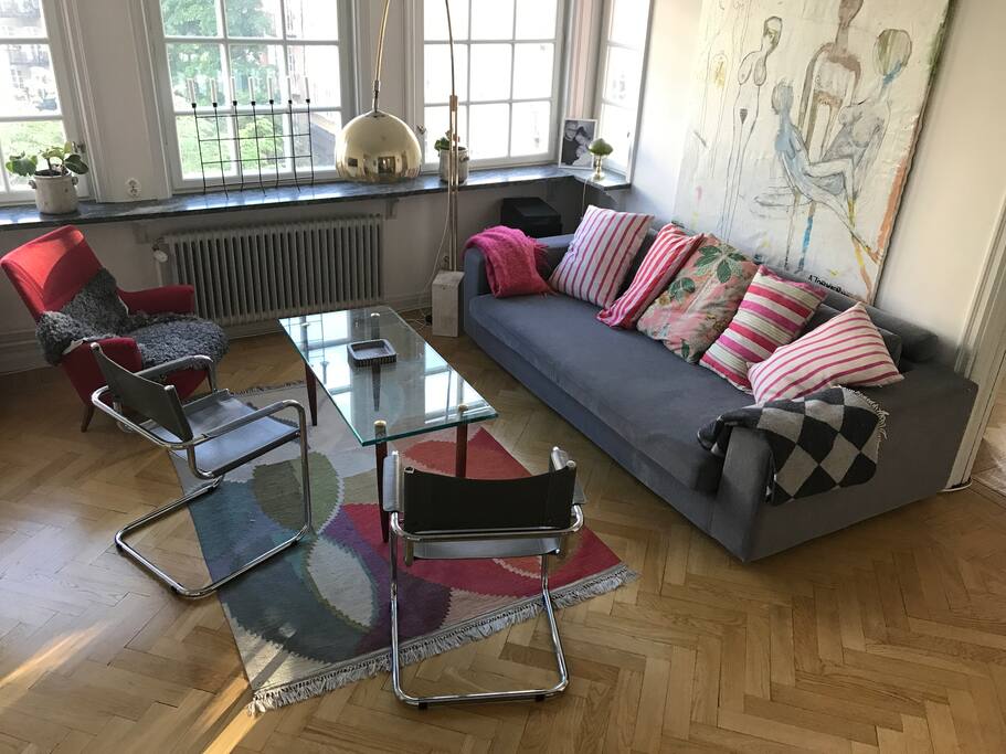 Living room. Use the sofa as an extra bed if you want to.