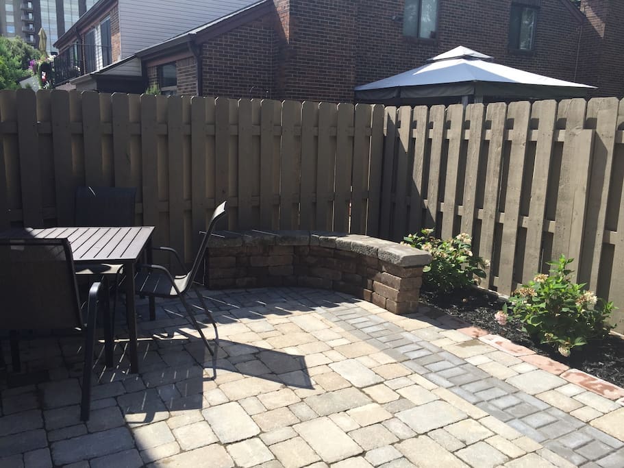 Lighted patio