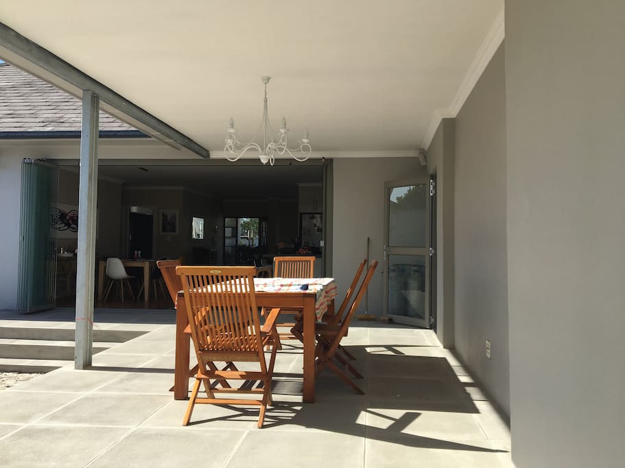 Outside patio