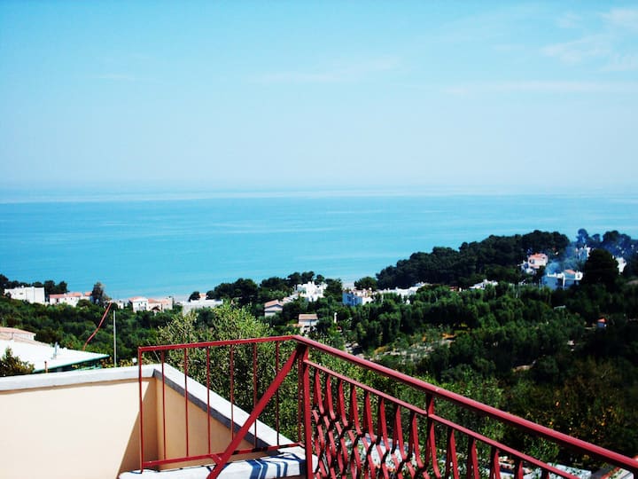 Double penthouse 8-14 places 2 bathrooms in Villa Matassa