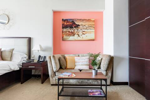 Soak in the Bath with Skyline Views