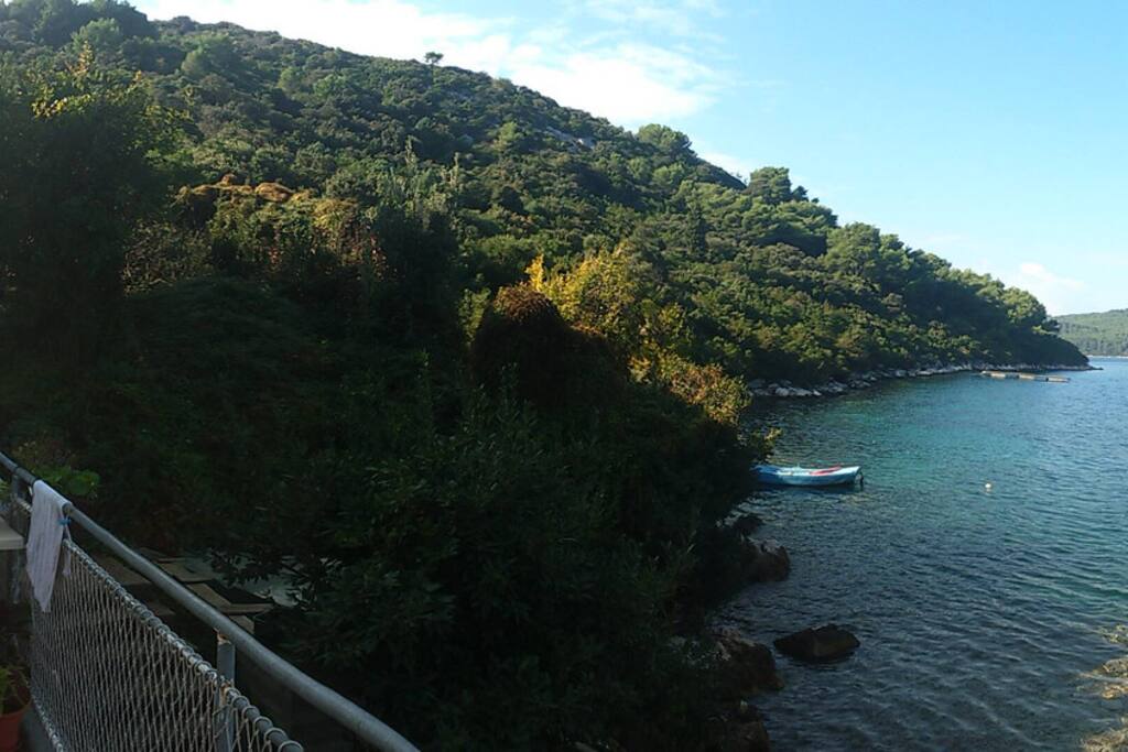 Beautiful view from terrace in our restaurant