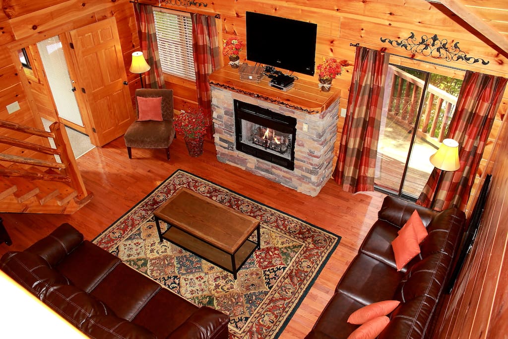 View of the Great Room from the loft