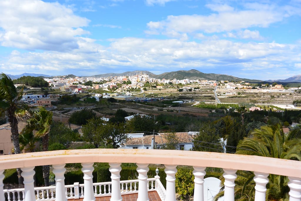 Vue du solarium à l'étage