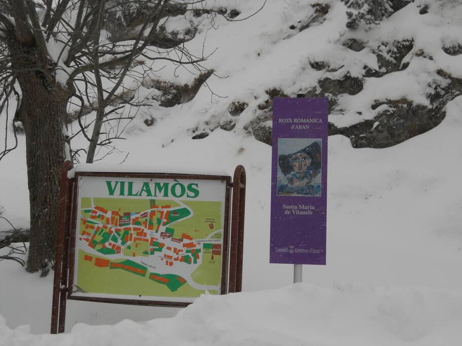 Plano de la ruta románica.