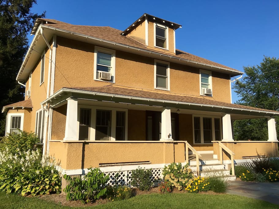 Here's another view of the house from the front.