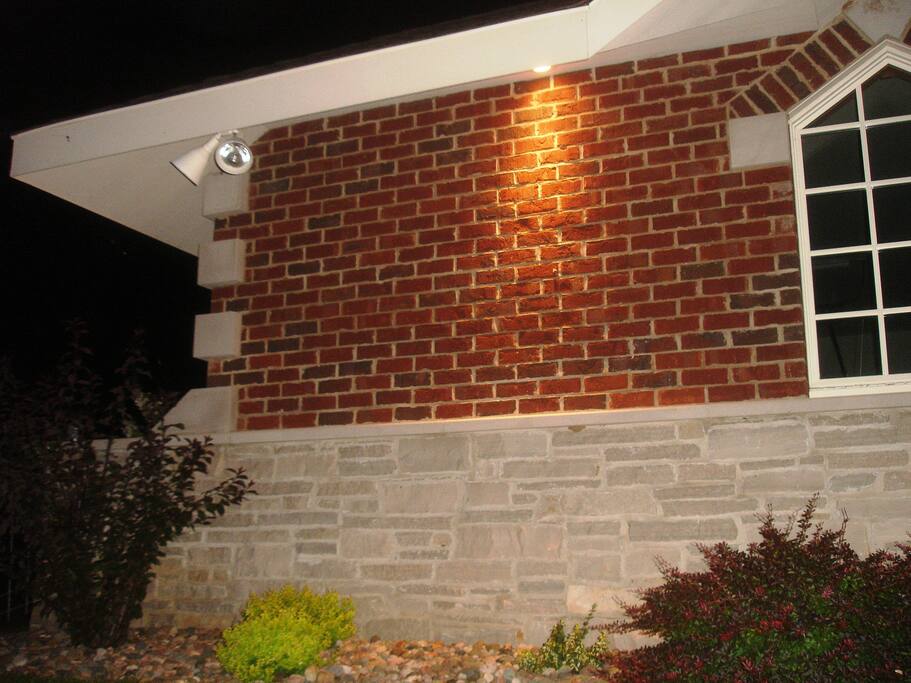 Lights outside the house