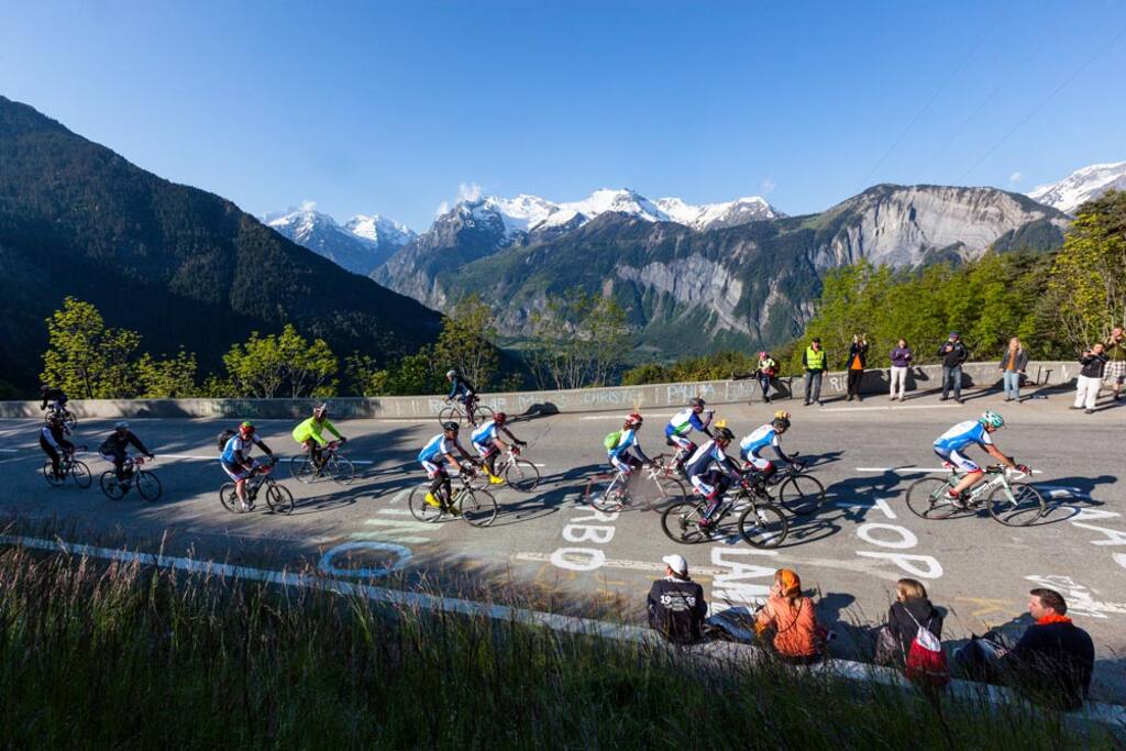 montée cycliste de l'alpe d'huez