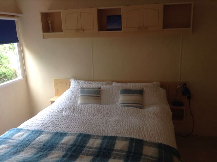 Double bedroom - down duvet and pillows and bed linen provided (one set per stay/week).