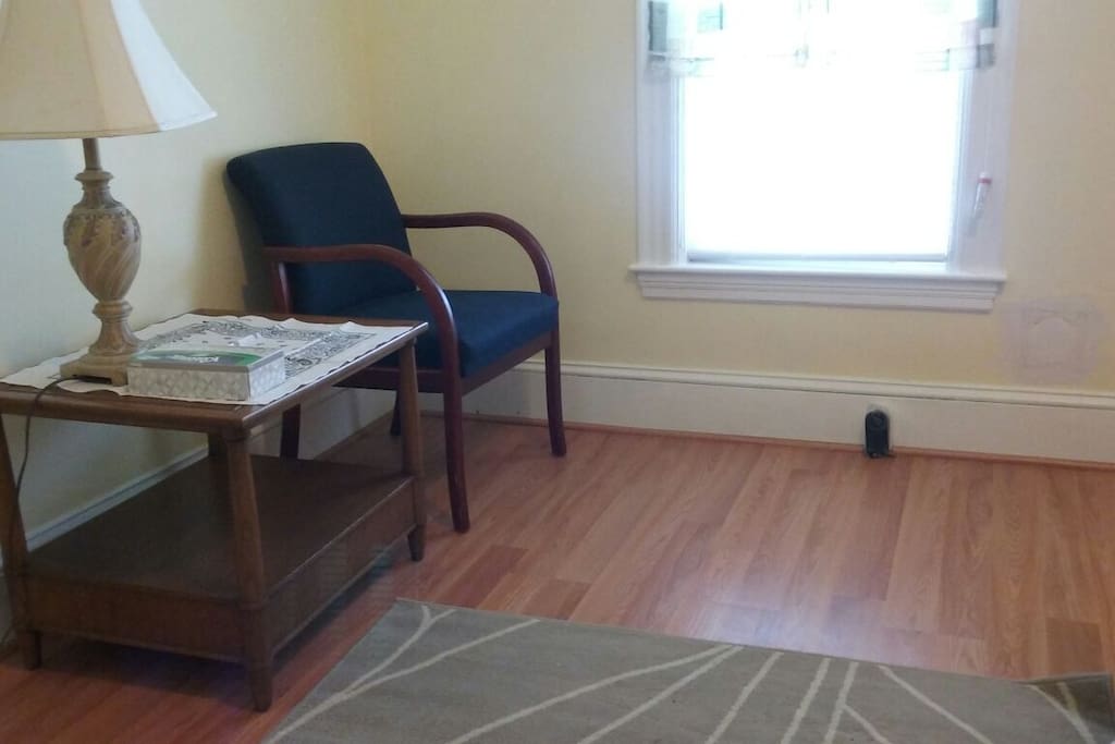 Small table in the room.