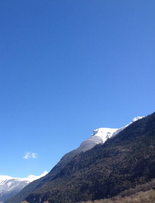 Aussicht aufs Glishorn..