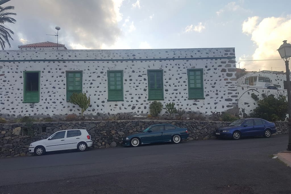 Vista de la casa desde la calle