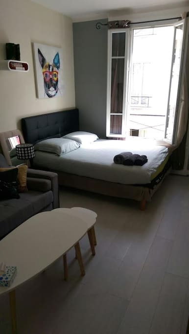The sleeping area
