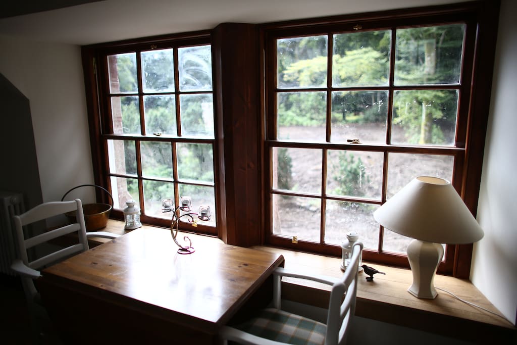 View of gardens from the Lounge