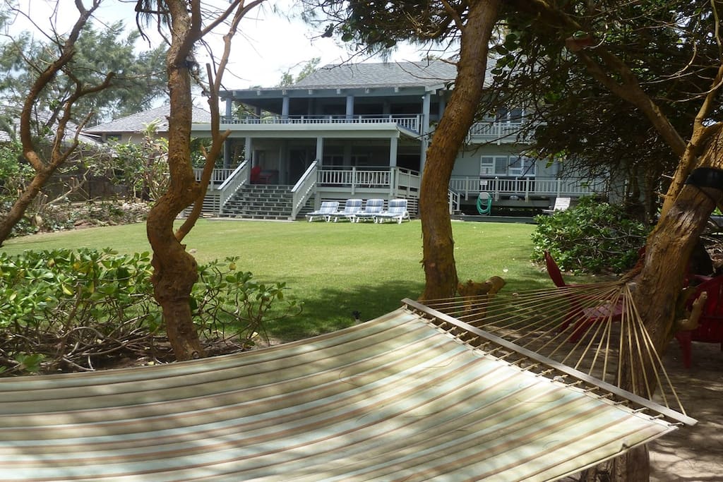 Relax on the hammock and let the ocean breezes gently rock you.