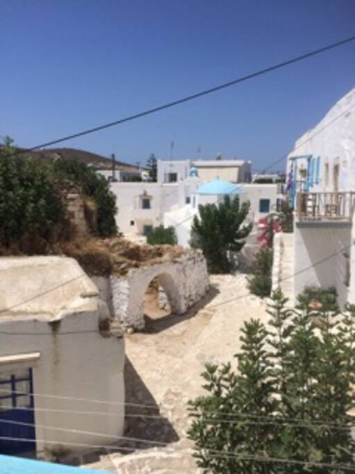 Daytime view of Kastro from rear balcony