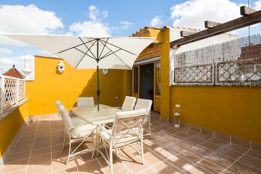 Private terrace.